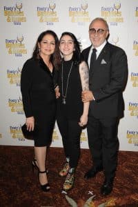 Gloria, Emily, and Emilio Estefan