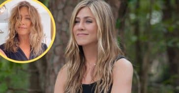 Jennifer Aniston shows off her simple haircare routine