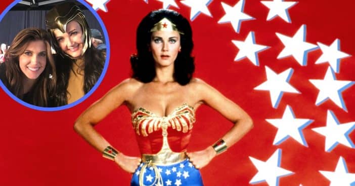 Lynda Carter shares a photo of herself in some iconic gear