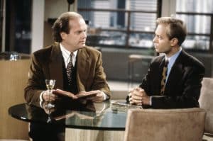 FRASIER, from left: Kelsey Grammer, David Hyde Pierce