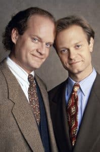 FRASIER, from left: Kelsey Grammer, David Hyde Pierce