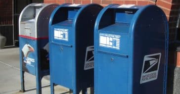 USPS has advice about blue collection mailboxes