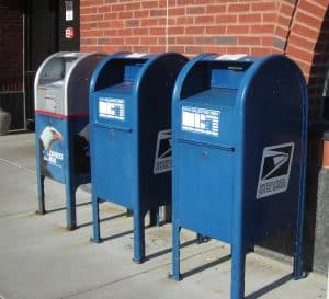 Using blue dropoff mailboxes this season comes with some new risks