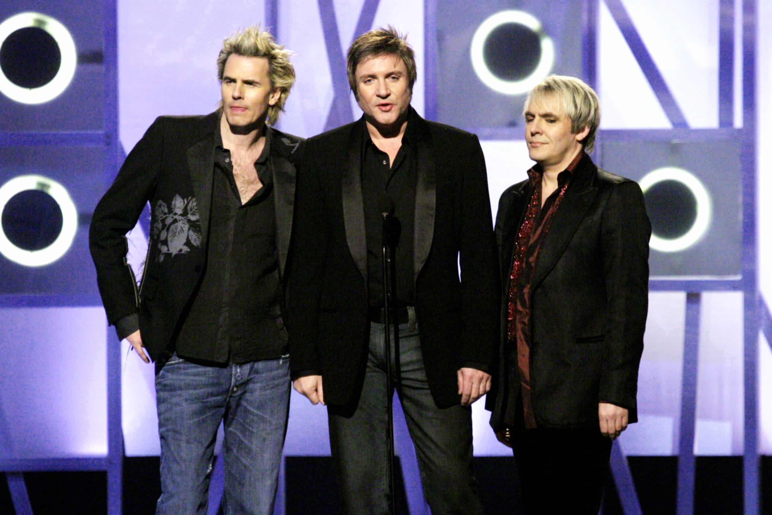 2004 BILLBOARD MUSIC AWARDS, John Taylor, Simon LeBon, Nick Rhodes (of Duran Duran), 2004, photo: Dave Smith