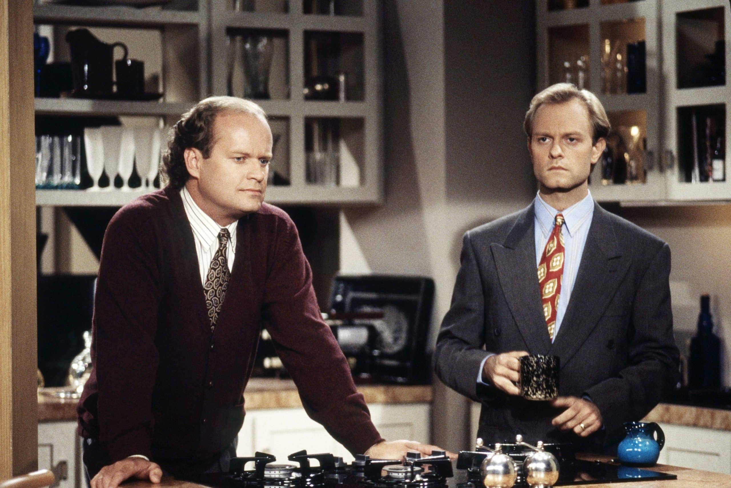 FRASIER, from left: Kelsey Grammer, David Hyde Pierce, 1993-2004