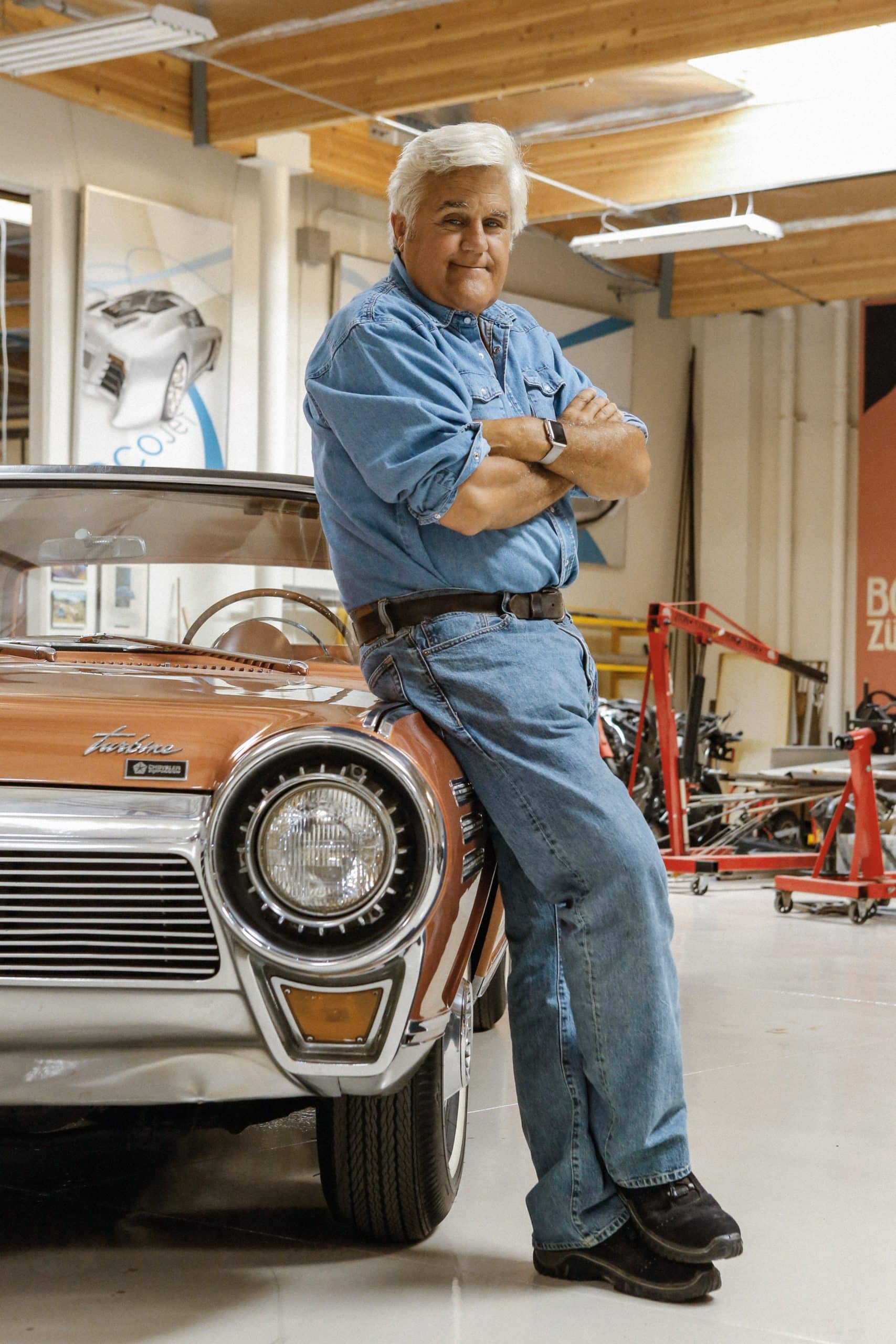 JAY LENO'S GARAGE, host Jay Leno