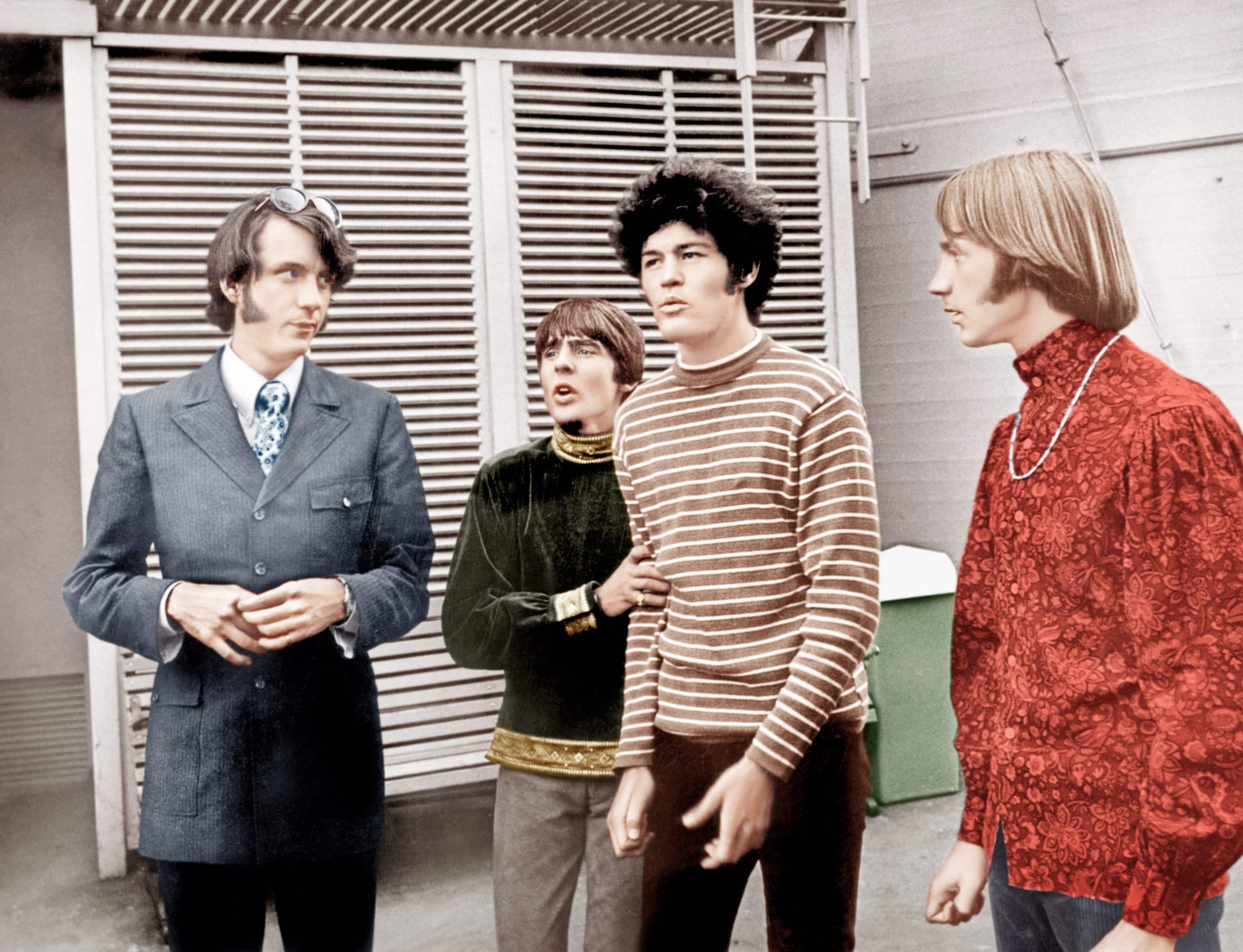 HEAD, from left: Michael Nesmith, Davy Jones, Micky Dolenz, Peter Tork, (aka The Monkees), 1968