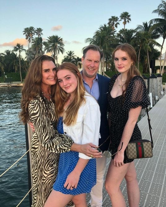 Brooke Shields is thankful for her family