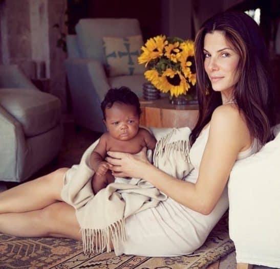 Meet Sandra Bullock's Two Adopted Children, Louis and Laila(01)