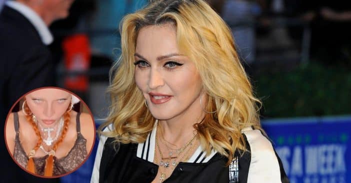 64-Year-OId Madonna Dons Lingerie In Holiday Photo With Kids