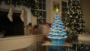 Ceramic Christmas trees were a staple of the holidays for decades