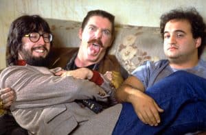 Director John Landis, Bruce McGill, John Belushi