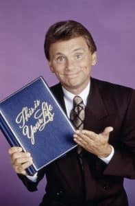 Sajak was chosen as host for his unique sense of humor