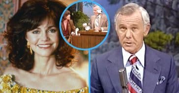 Sally Field and Johnny Carson battle in an unusual way