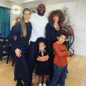 Stephen Boss, Allison Holker, and their family