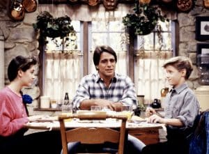 WHO'S THE BOSS?, from left, Alyssa Milano, Tony Danza, Danny Pintauro