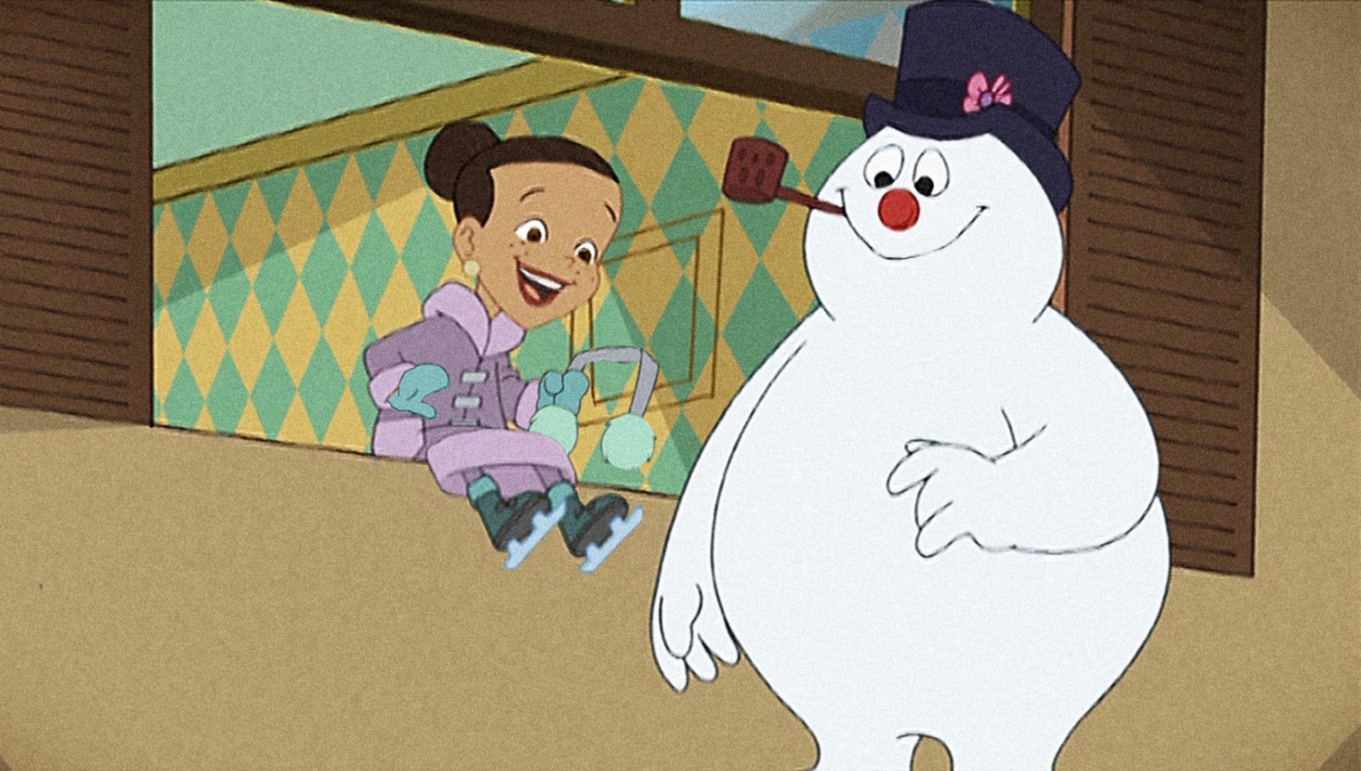 THE LEGEND OF FROSTY THE SNOWMAN, l-r: Sara, Frosty the Snowman, 2005