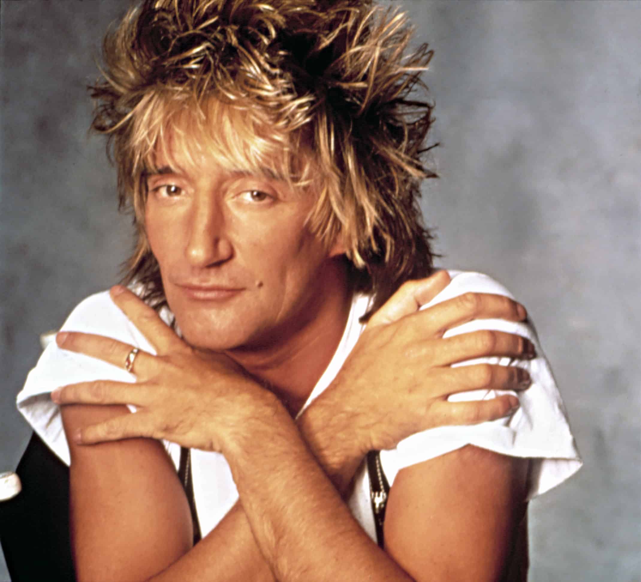 ROD STEWART, circa early 1990's publicity portrait 