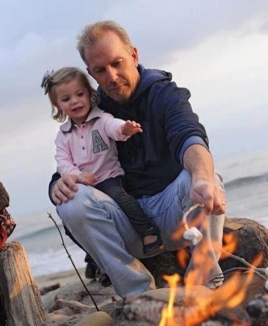 Kevin Costner and his daughter, Grace