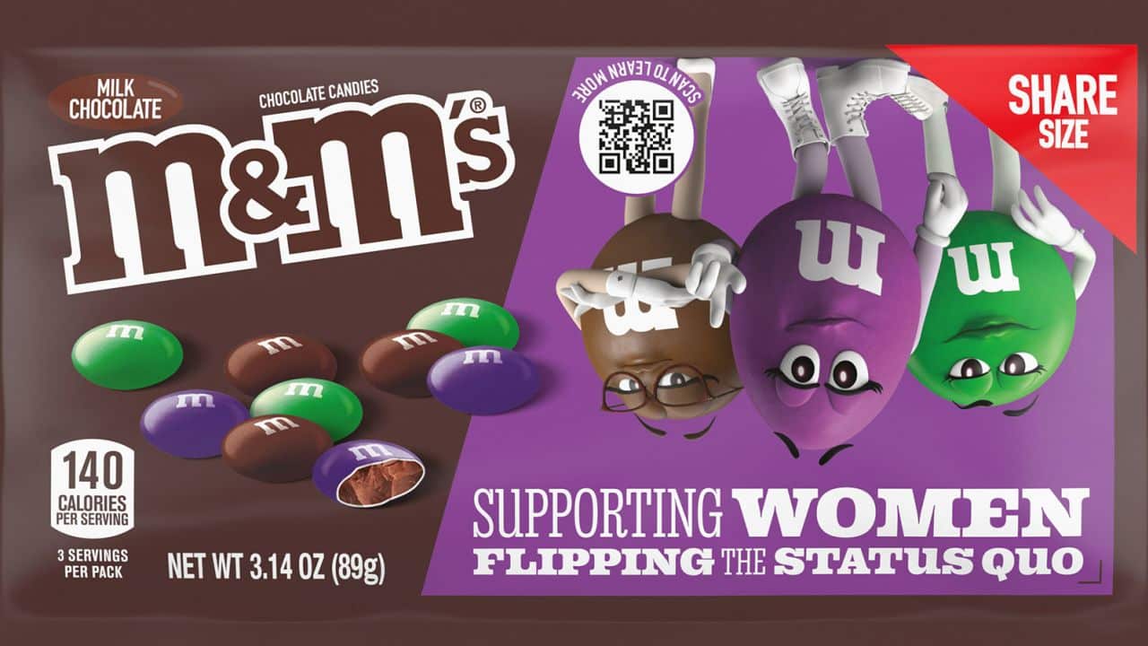 New M&M's packaging 