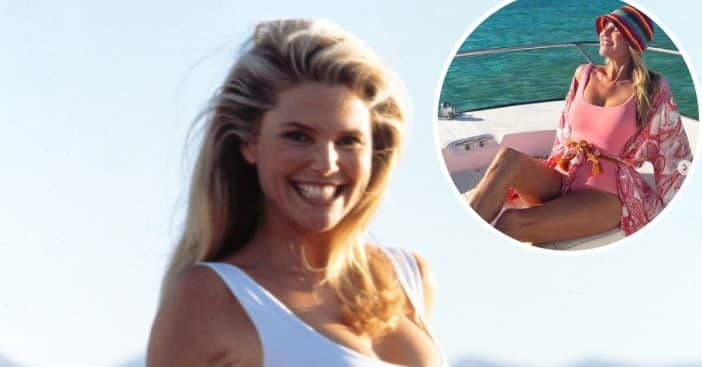68-Year-Old Christie Brinkley Shows Off Her Legs While On Vacation