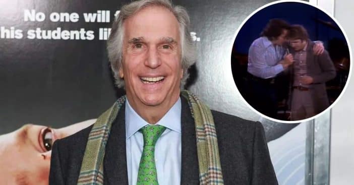 Henry Winkler and Neil Diamond