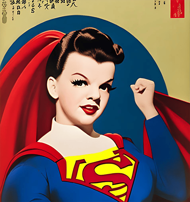 Judy Garland as Supergirl