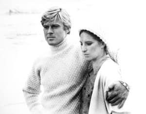 THE WAY WE WERE, from left, Robert Redford, Barbra Streisand