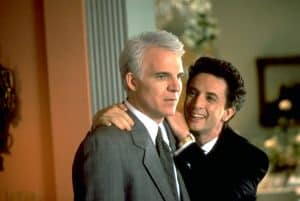 FATHER OF THE BRIDE, from left: Steve Martin, Martin Short