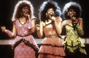 The Pointer Sisters, from left: Ruth Pointer, June Pointer, Anita Pointer