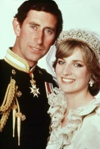Wedding portrait of PRINCE CHARLES and LADY DIANA SPENCER