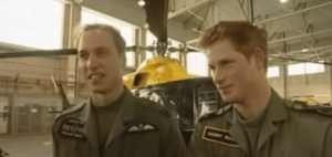 Prince Harry and Prince William displaying some sibling rivalry back in 2009