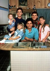 FULL HOUSE, Mary Kate Olsen, Bob Saget, Jodie Sweetin, John Stamos, Dave Coulier, Candace Cameron