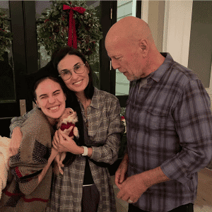 Tallulah Willis, Demi Moore, and Bruce Willis