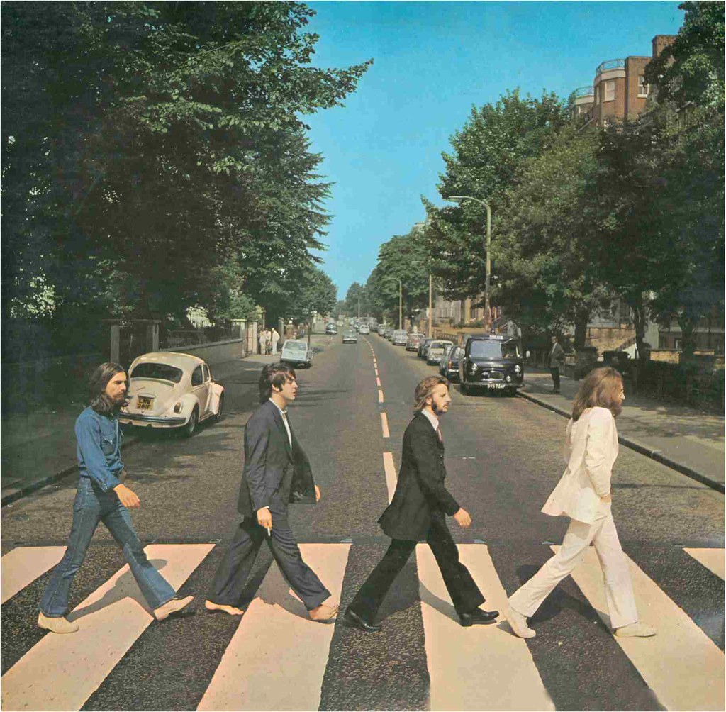 The Beatles' 'Abbey Road' album cover