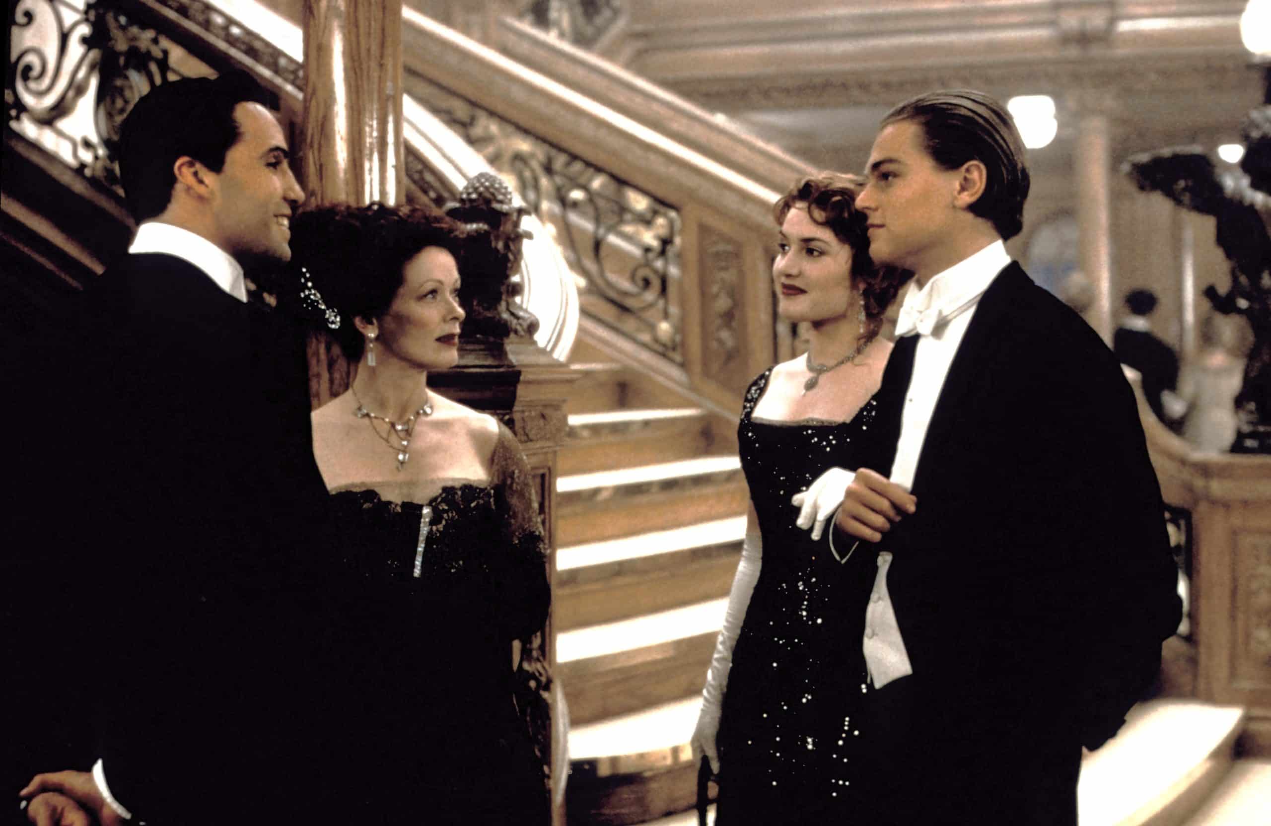 TITANIC, Billy Zane, Frances Fisher, Kate Winslet, Leonardo Di Caprio, 1997