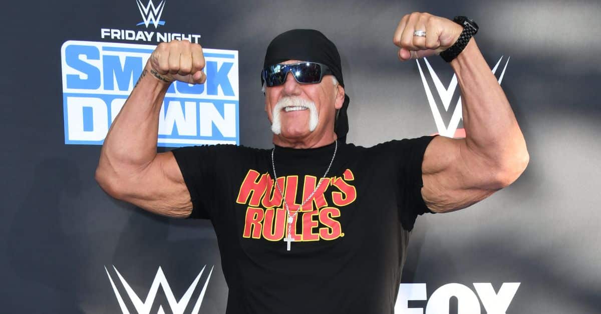 Hulk Hogan Seen Using Walking Stick After False Reports Claimed He Was ...