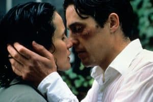 FOUR WEDDINGS AND A FUNERAL, from left: Andie MacDowell, Hugh Grant