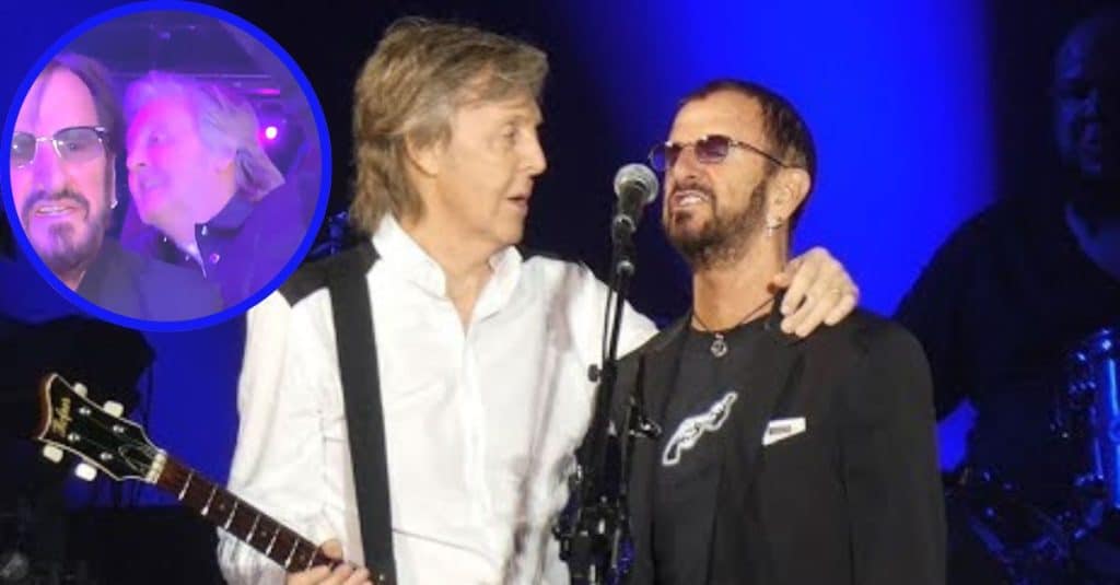 WATCH Ringo Starr And Paul McCartney Reunite At Rollerskating Party
