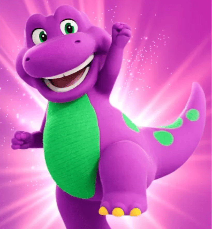 Newly redesigned Barney