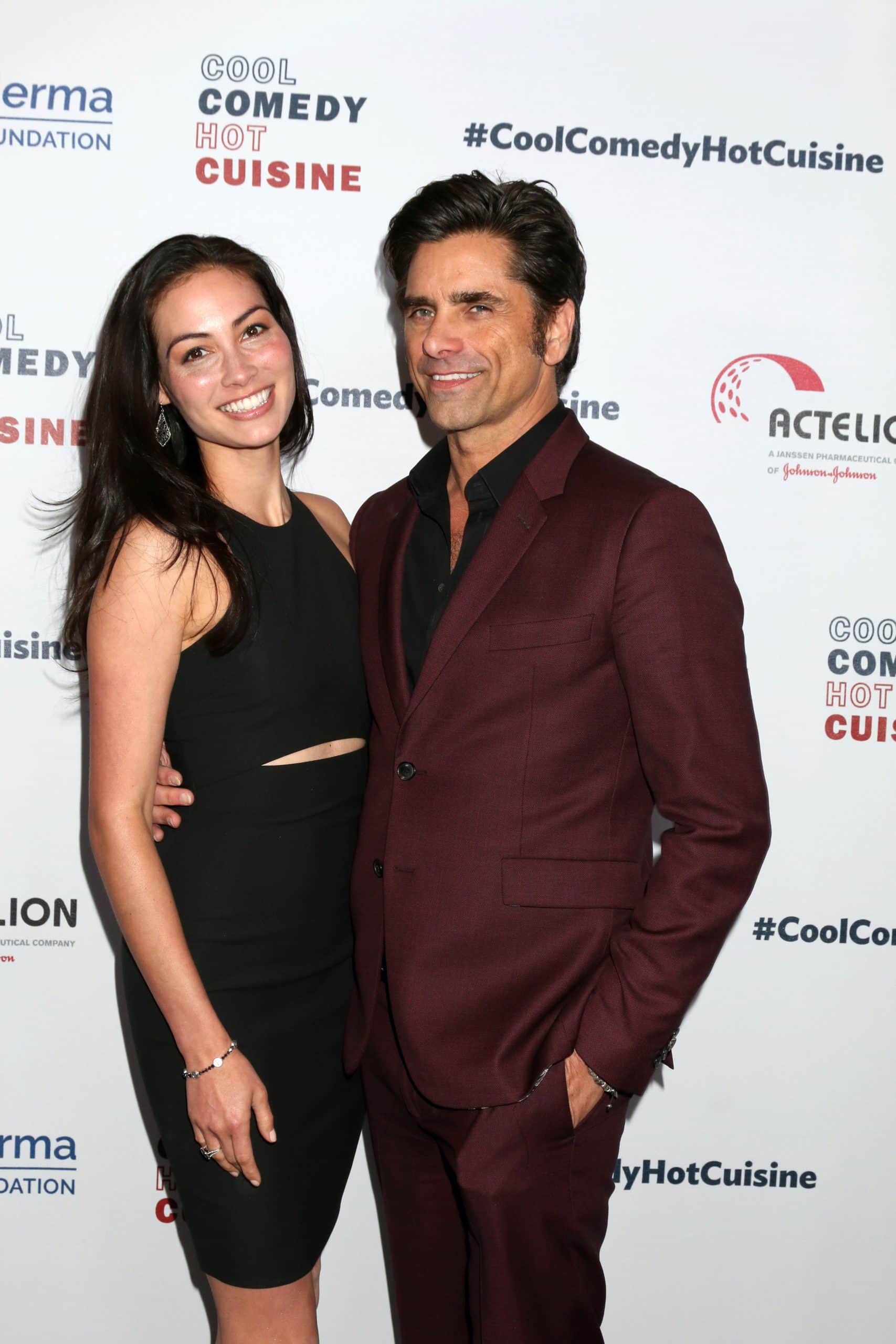 Caitlin McHugh, John Stamos at the Cool Comedy, Hot Cuisine 2019