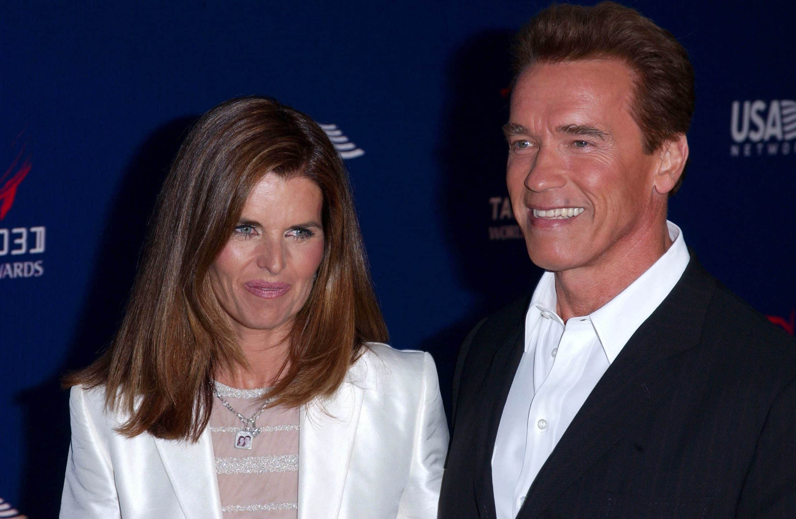 Arnold Schwarzenegger and wife Maria Shriver at Taurus