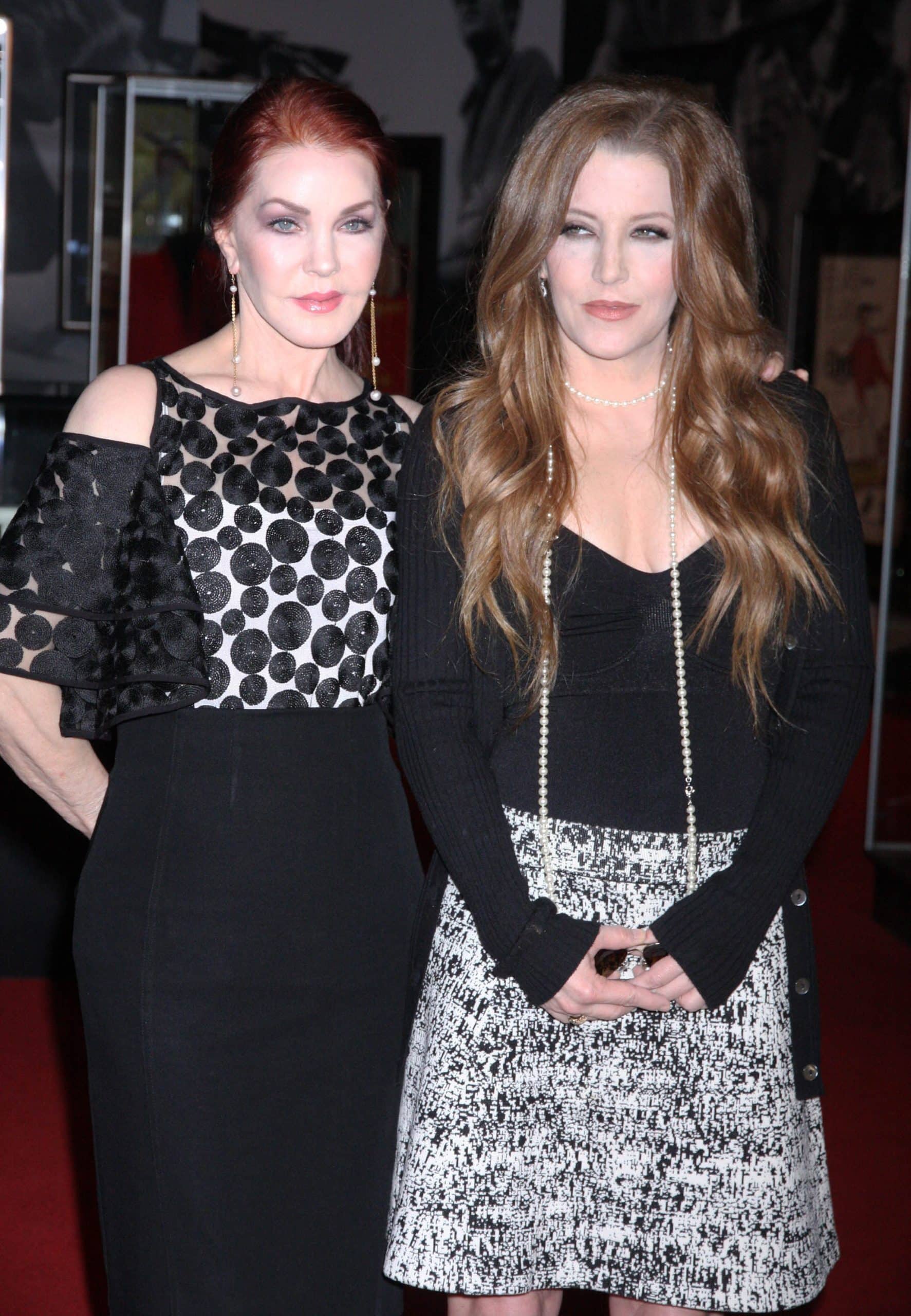 Priscilla Presley and Lisa Marie Presley