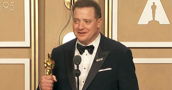 Brendan Fraser wins the Oscar for Best Actor