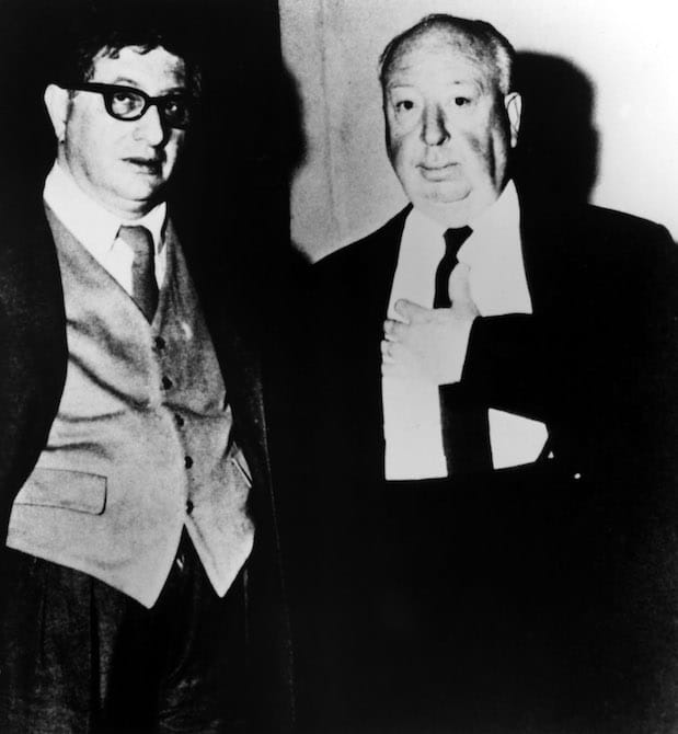 Bernard Herrmann and Alfred Hitchcock.