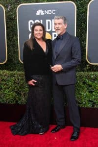 Pierce Brosnan and his wife Keely