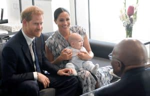 Prince Harry Duke of Sussex, Meghan Markle Duchess of Sussex and son Archie Harrison Mountbatten-Windsor
