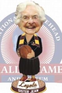 A bobblehead of the famous nun