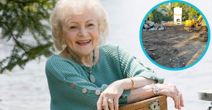 Betty White's former home is no more
