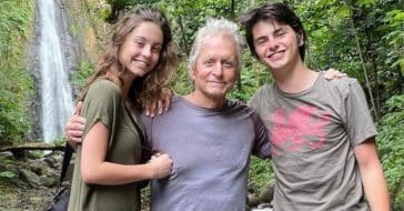 Michael Douglas and his son Dylan headed to NYC